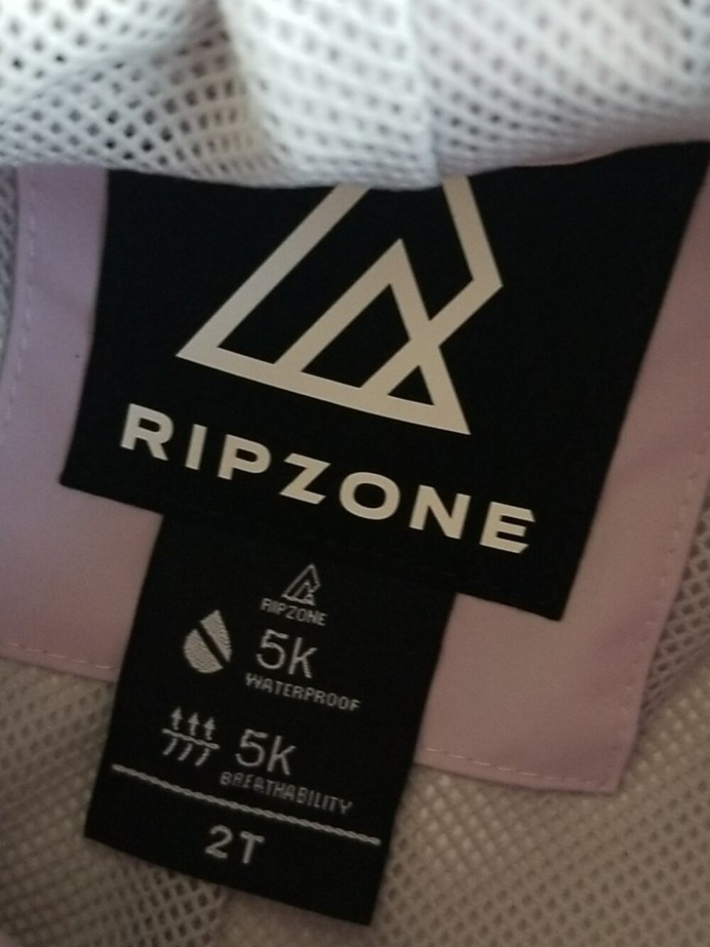 (2T) Ripzone Toddler Girl's Pastel Lightweight Hooded Poncho Jacket - Picture 3 of 10